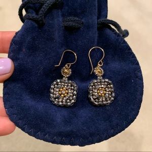 Beaded drop earrings